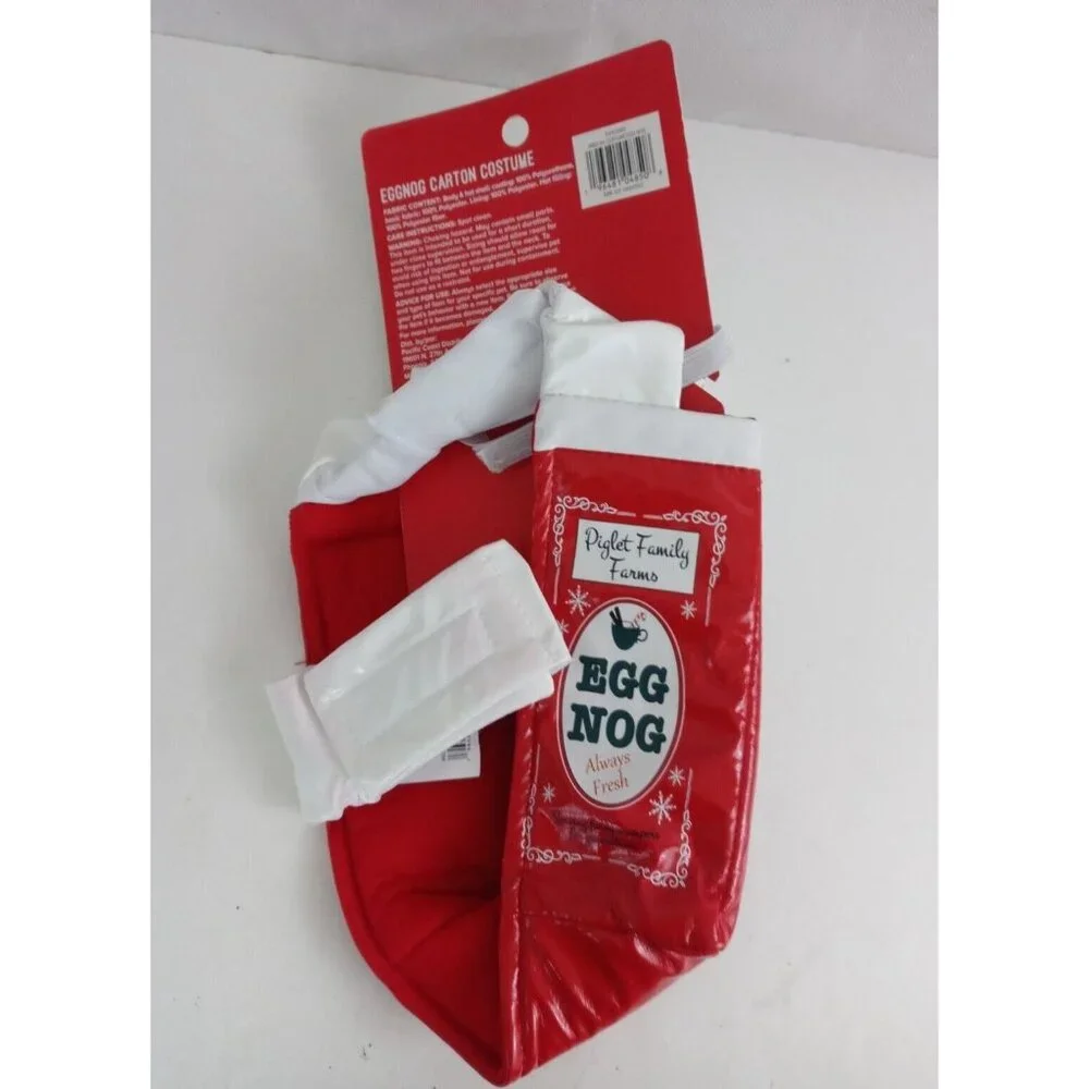 Merry & Bright Eggnog Carton Costume Small Animal Guinea Pig